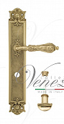 Дверная ручка Venezia "MONTE CRISTO" WC-2 на планке PL97 полированная латунь