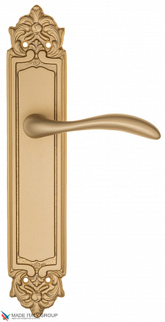 Дверная ручка на планке Fratelli Cattini "LUCCIA" PL96-BS матовая латунь