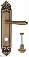Дверная ручка на планке Fratelli Cattini "TOSCANA" WC-2 PL96-BY матовая бронза
