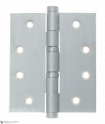 Дверная петля универсальная латунная с плоским колпачком Venezia CRS009 102x76x3 матовый хром