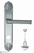 Дверная ручка Venezia "IMPERO" WC-2 на планке PL87 полированный хром