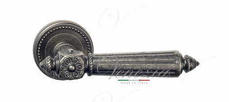 Дверная ручка Venezia "CASTELLO" D3 античное серебро