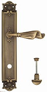 Дверная ручка Venezia "OPERA" WC-2 на планке PL97 матовая бронза