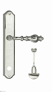 Дверная ручка Venezia "GIFESTION" WC-2 на планке PL02 полированный хром