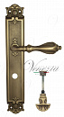 Дверная ручка Venezia "ANAFESTO" WC-4 на планке PL97 матовая бронза