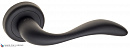 Дверная ручка на круглом основании Fratelli Cattini "LUCCIA" D1-NM матовый черный