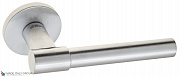 Дверная ручка на круглом основании Fratelli Cattini "UNA" 7FS-CS матовый хром