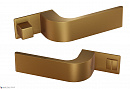 Дверная ручка на прямоугольном основании Fratelli Cattini "NM-612" 4-KD золото крайола