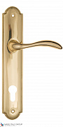 Дверная ручка на планке Fratelli Cattini "LUCCIA" CYL PL257-OLV полированная латунь