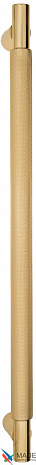 Ручка скоба Fratelli Cattini "UNA X" 450мм (400мм) OLV полированная латунь