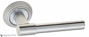 Дверная ручка на круглом основании Fratelli Cattini "UNA" D8-CS матовый хром
