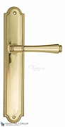Дверная ручка Venezia "CALLISTO" на планке PL98 полированная латунь