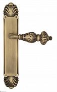 Дверная ручка Venezia "LUCRECIA" на планке PL87 матовая бронза