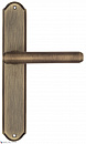 Дверная ручка Venezia "EXA" на планке PL02 матовая бронза