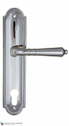 Дверная ручка на планке Fratelli Cattini "TOSCANA" CYL PL248-CR полированный хром