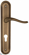 Дверная ручка на планке Fratelli Cattini "LAVERA" CYL PL288-BY матовая бронза