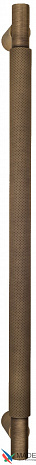 Ручка скоба Fratelli Cattini "UNA X" 450мм (400мм) BY матовая бронза