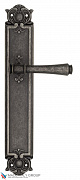 Дверная ручка Venezia "CALLISTO" на планке PL97 античное серебро