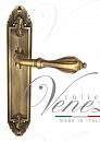 Дверная ручка Venezia "ANAFESTO" на планке PL90 матовая бронза