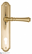 Дверная ручка на планке Fratelli Cattini "GRACIA" CYL PL257-OLV полированная латунь