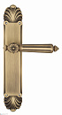 Дверная ручка Venezia "CASTELLO" на планке PL87 матовая бронза