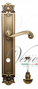 Дверная ручка Venezia "CARNEVALE" WC-4 на планке PL97 матовая бронза