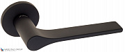 Дверная ручка на круглом основании Fratelli Cattini "IA-IO" 7FS-NM матовый черный