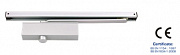 Доводчик FARGO F63 EN3, со скользящим каналом, BC,  цвет - серебро