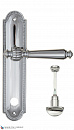 Дверная ручка на планке Fratelli Cattini "MARANI" WC-2 PL248-CR полированный хром