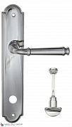 Дверная ручка на планке Fratelli Cattini "FARFALLA" WC-2 PL257-CR полированный хром