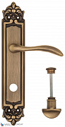 Дверная ручка на планке Fratelli Cattini "LUCCIA" WC-2 PL96-BY матовая бронза