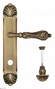 Дверная ручка Venezia "MONTE CRISTO" WC-4 на планке PL87 матовая бронза