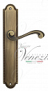 Дверная ручка Venezia "VIVALDI" на планке PL98 матовая бронза