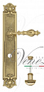 Дверная ручка Venezia "GIFESTION" WC-2 на планке PL97 полированная латунь