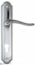 Дверная ручка на планке Fratelli Cattini "LAVERA" CYL PL257-CR полированный хром