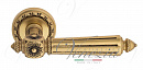 Дверная ручка Venezia "CASTELLO" D2 французское золото + коричневый