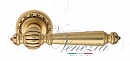 Дверная ручка Venezia "PELLESTRINA" D2 французское золото + коричневый
