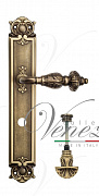 Дверная ручка Venezia "LUCRECIA" WC-4 на планке PL97 матовая бронза