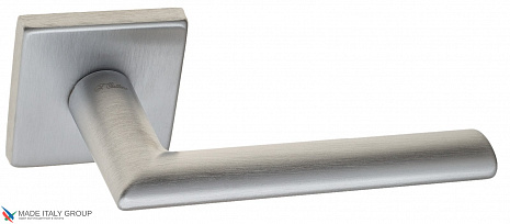 Дверная ручка на квадратном основании Fratelli Cattini "LINEA 2" DIY 8.1-CS матовый хром