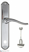 Дверная ручка на планке Fratelli Cattini "LAVERA" WC-2 PL02-CR полированный хром