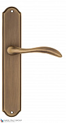 Дверная ручка на планке Fratelli Cattini "LUCCIA" PL02-BY матовая бронза