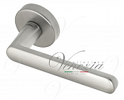 Дверная ручка на круглом основании Fratelli Cattini "NEVADA" 7-CS матовый хром