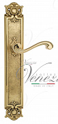 Дверная ручка Venezia "VIVALDI" на планке PL97 полированная латунь