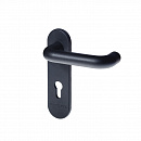 Гарнитур для пожарных дверей Doorlock V S38KP/F PZ72 серия Variant, на короткой накладке, черный, подпружиненный, А=60-90мм 
