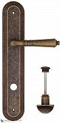 Дверная ручка на планке Fratelli Cattini "TOSCANA" WC-2 PL288-BA античная бронза