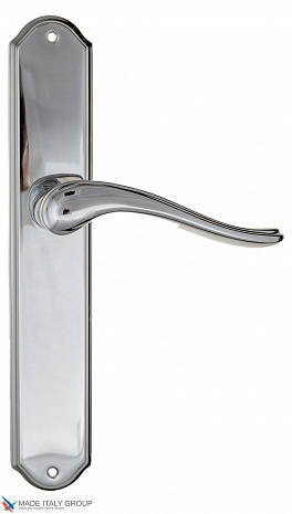 Дверная ручка на планке Fratelli Cattini "LAVERA" PL02-CR полированный хром