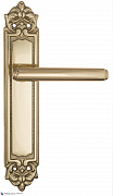 Дверная ручка Venezia "EXA" на планке PL96 полированная латунь