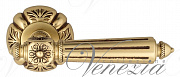 Дверная ручка Venezia "CASTELLO" D5 французское золото + коричневый