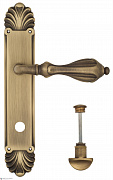 Дверная ручка Venezia "ANAFESTO" WC-2 на планке PL87 матовая бронза