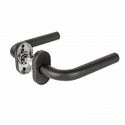 Ручка Fuaro (Фуаро) раздельная R.DSS201-0201P/19 INOX 201 BLACK (овальное основание)